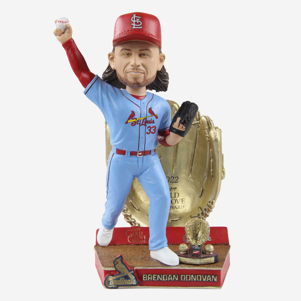 Brendan Donovan St Louis Cardinals 2022 Gold Glove Bobblehead FOCO - FOCO.com