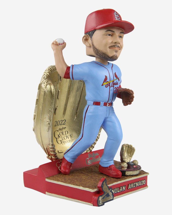 Nolan Arenado St Louis Cardinals 2022 Gold Glove Bobblehead FOCO - FOCO.com