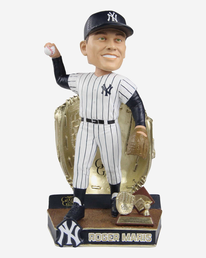 Roger Maris New York Yankees 1960 Gold Glove Bobblehead FOCO - FOCO.com