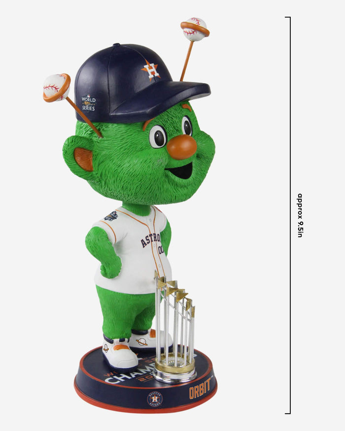 Orbit Houston Astros 2022 World Series Champions Mascot Bighead Bobblehead FOCO - FOCO.com