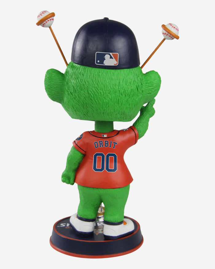 Orbit Houston Astros 2022 World Series Champions Orange Jersey Mascot Bighead Bobblehead FOCO - FOCO.com