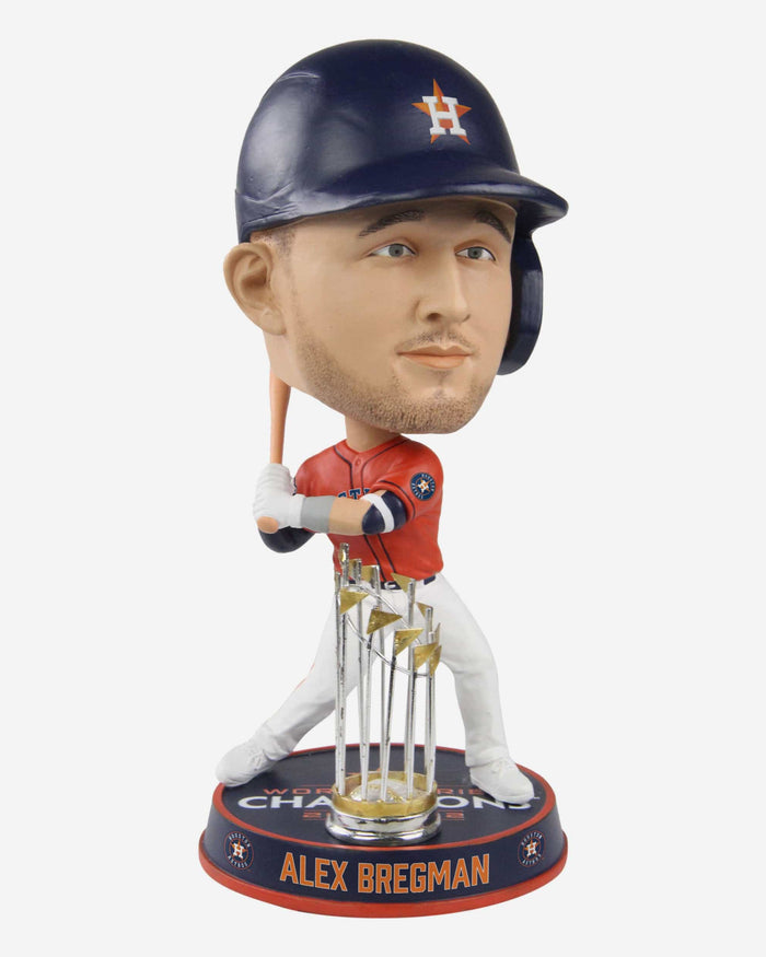 Alex Bregman Houston Astros 2022 World Series Champions Orange Jersey Bighead Bobblehead FOCO - FOCO.com