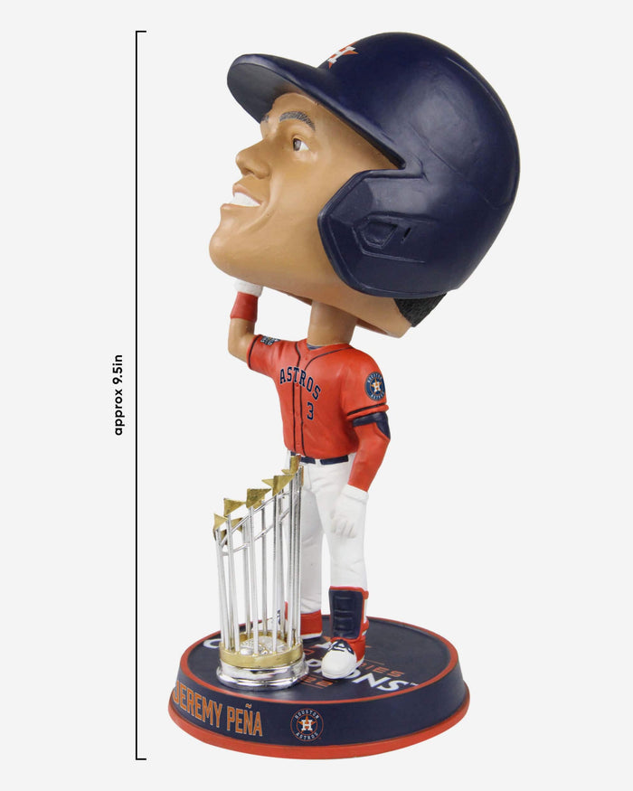 Jeremy Pena Houston Astros 2022 World Series Champions Orange Jersey Bighead Bobblehead FOCO - FOCO.com