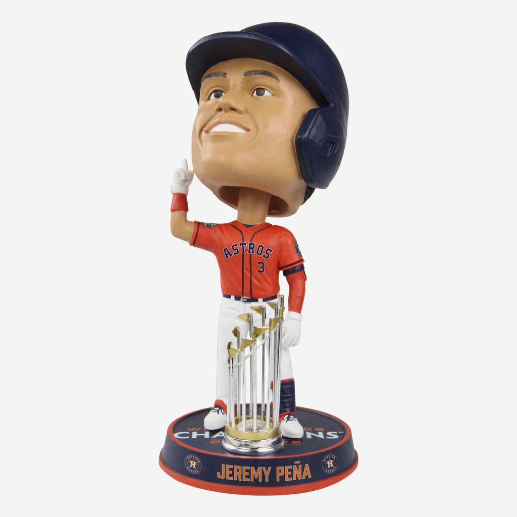 Jeremy Pena Houston Astros 2022 World Series Champions Orange Jersey Bighead Bobblehead FOCO - FOCO.com