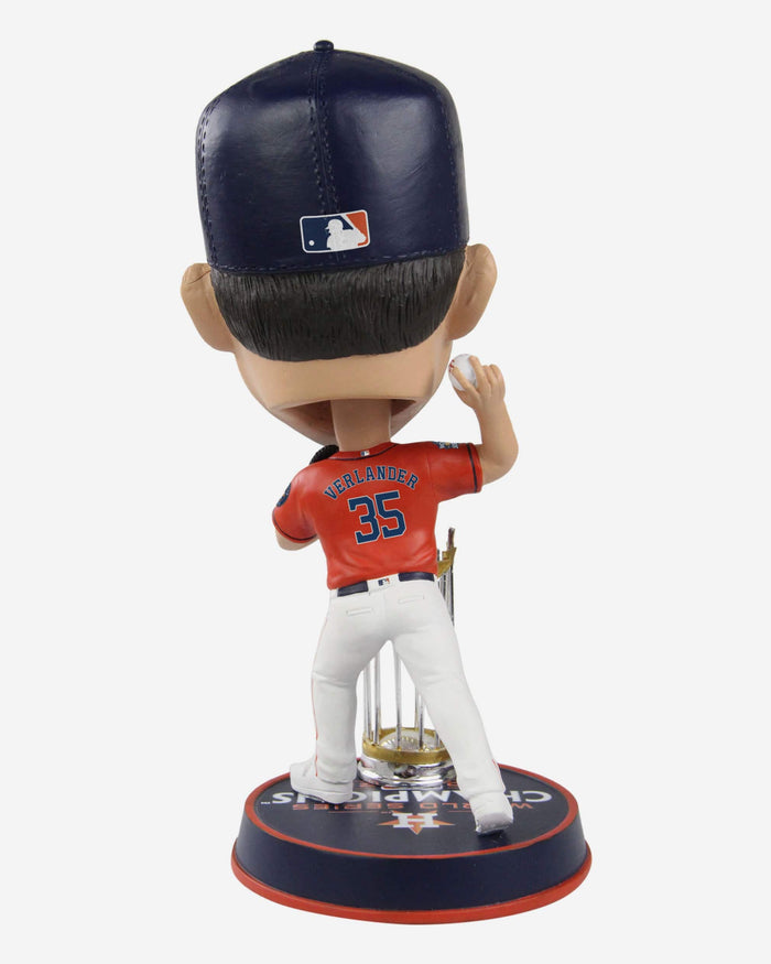 Justin Verlander Houston Astros 2022 World Series Champions Orange Jersey Bighead Bobblehead FOCO - FOCO.com