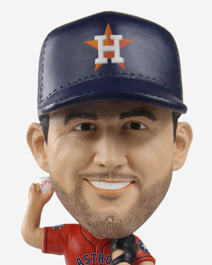 Justin Verlander Houston Astros 2022 World Series Champions Orange Jersey Bighead Bobblehead FOCO - FOCO.com