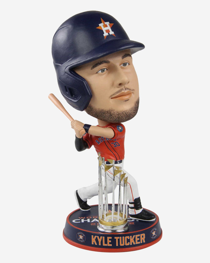 Kyle Tucker Houston Astros 2022 World Series Champions Orange Jersey Bighead Bobblehead FOCO - FOCO.com