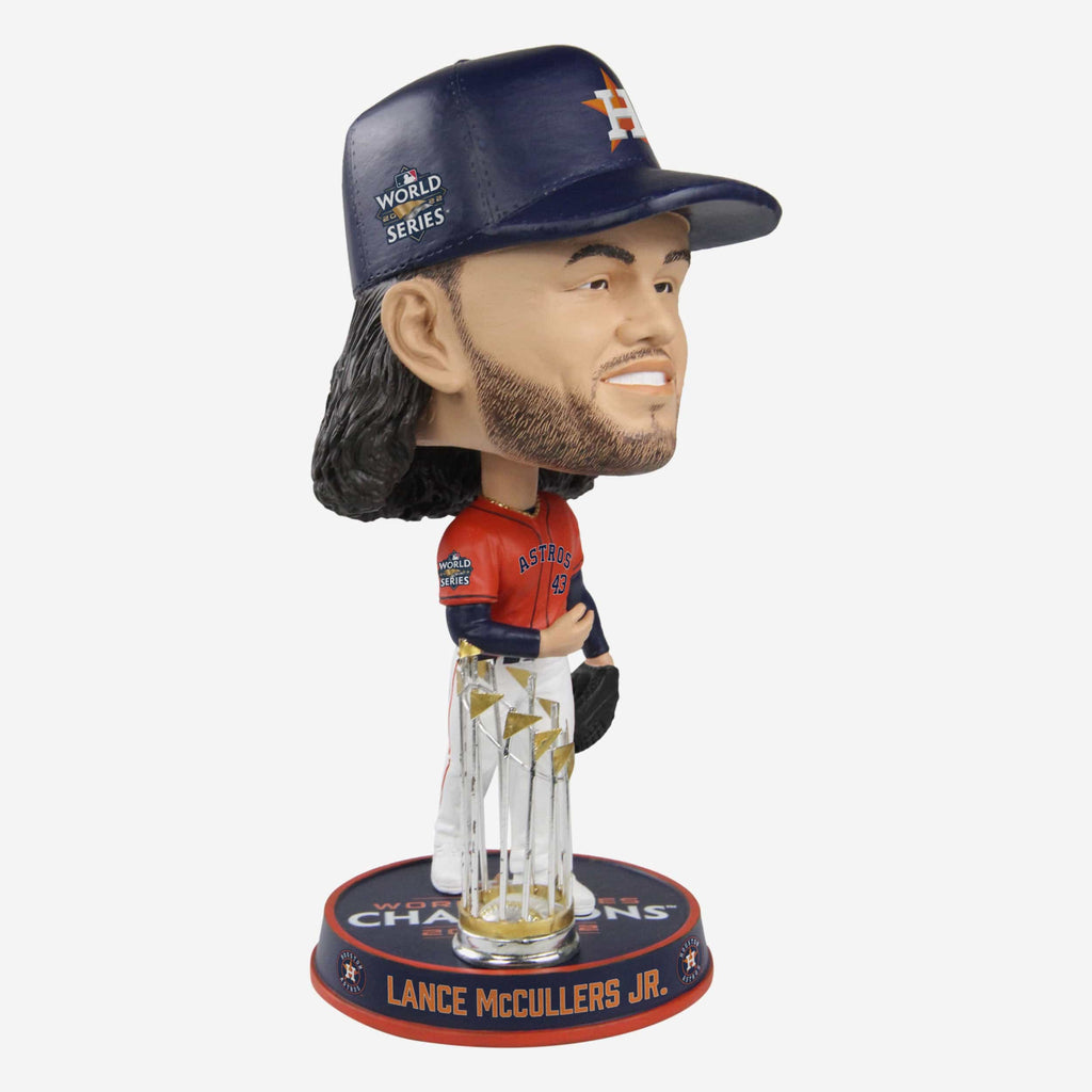 Lance McCullers Jr Houston Astros 2022 World Series Champions Orange Jersey Bighead Bobblehead FOCO - FOCO.com