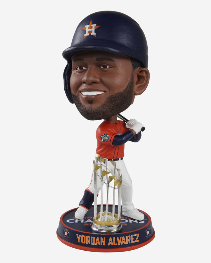 Yordan Alvarez Houston Astros 2022 World Series Champions Orange Jersey Bighead Bobblehead FOCO - FOCO.com