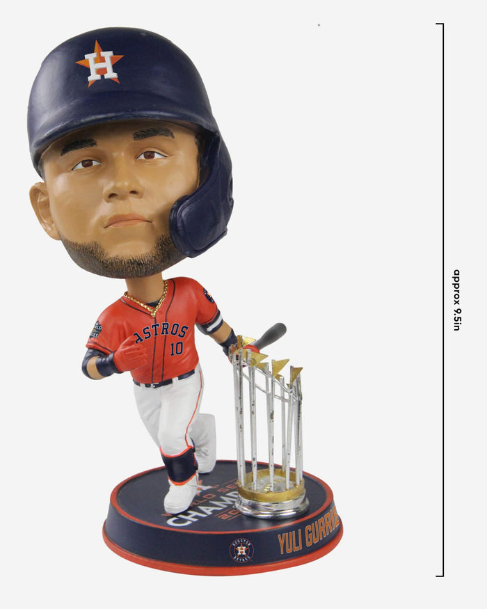 Yuli Gurriel Houston Astros 2022 World Series Champions Orange Jersey Bighead Bobblehead FOCO - FOCO.com