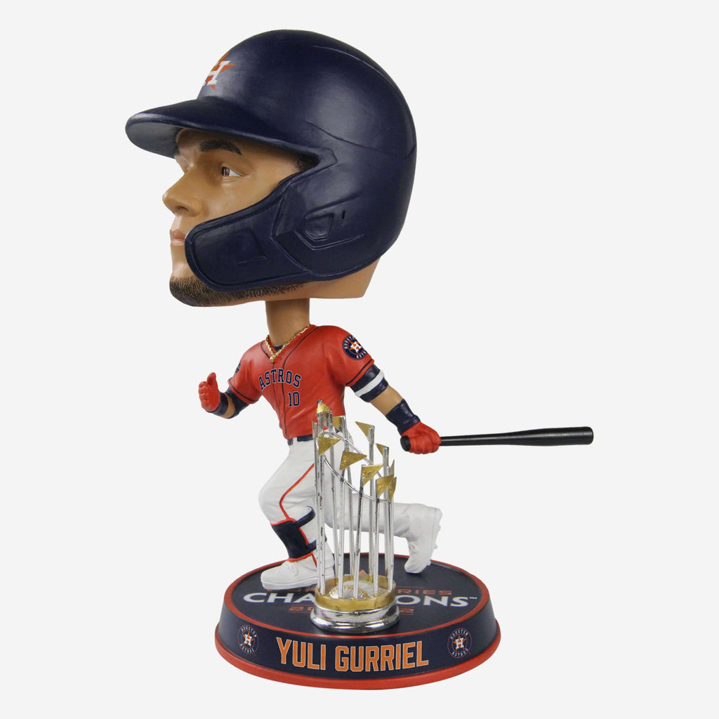 Yuli Gurriel Houston Astros 2022 World Series Champions Orange Jersey Bighead Bobblehead FOCO - FOCO.com