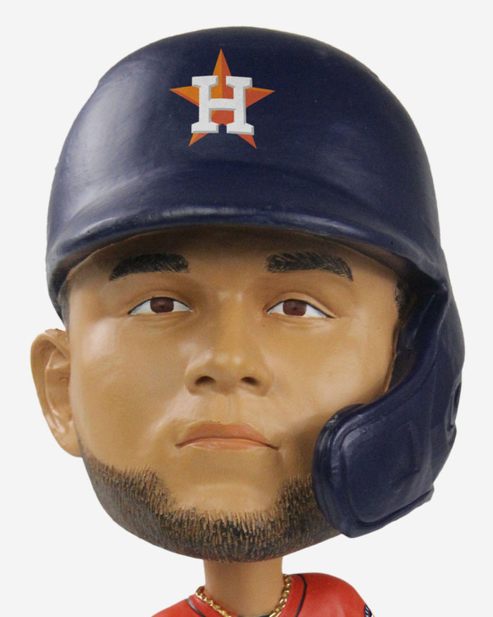 Yuli Gurriel Houston Astros 2022 World Series Champions Orange Jersey Bighead Bobblehead FOCO - FOCO.com