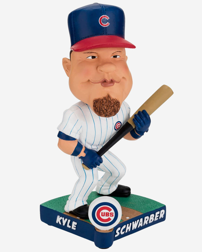 Kyle Schwarber Chicago Cubs Caricature Bobblehead FOCO - FOCO.com