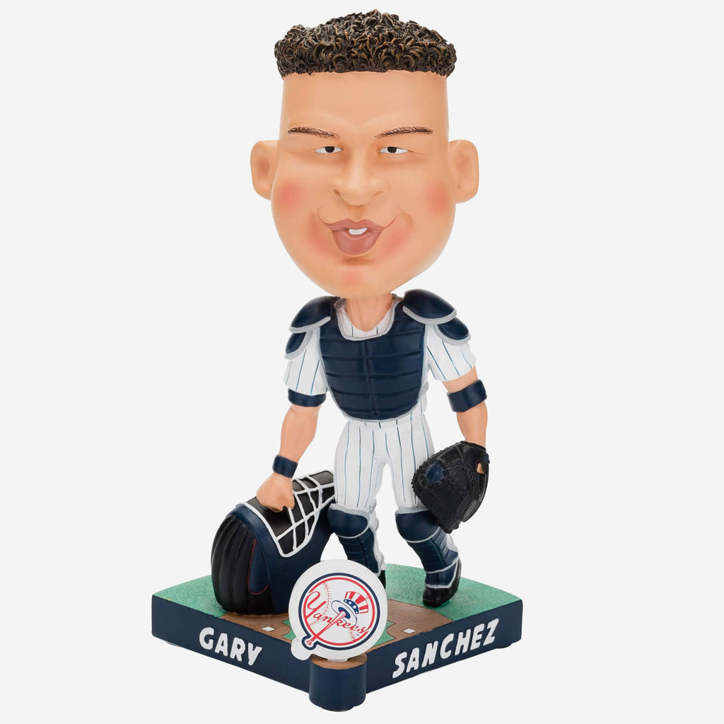 Gary Sanchez New York Yankees Caricature Bobblehead FOCO - FOCO.com