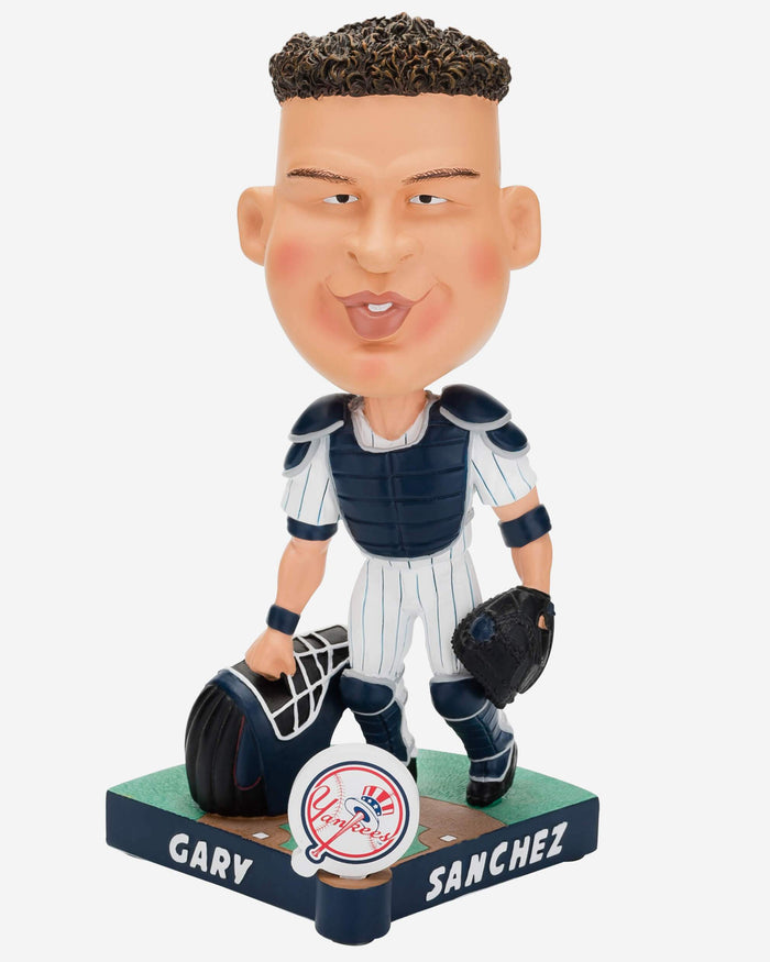 Gary Sanchez New York Yankees Caricature Bobblehead FOCO - FOCO.com