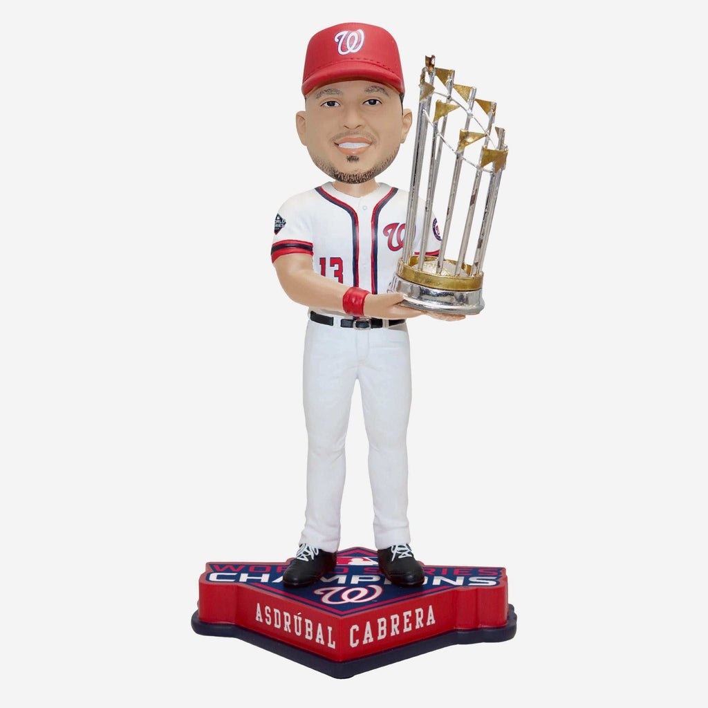 Asdrubal Cabrera Washington Nationals 2019 World Series Champions Bobblehead FOCO - FOCO.com