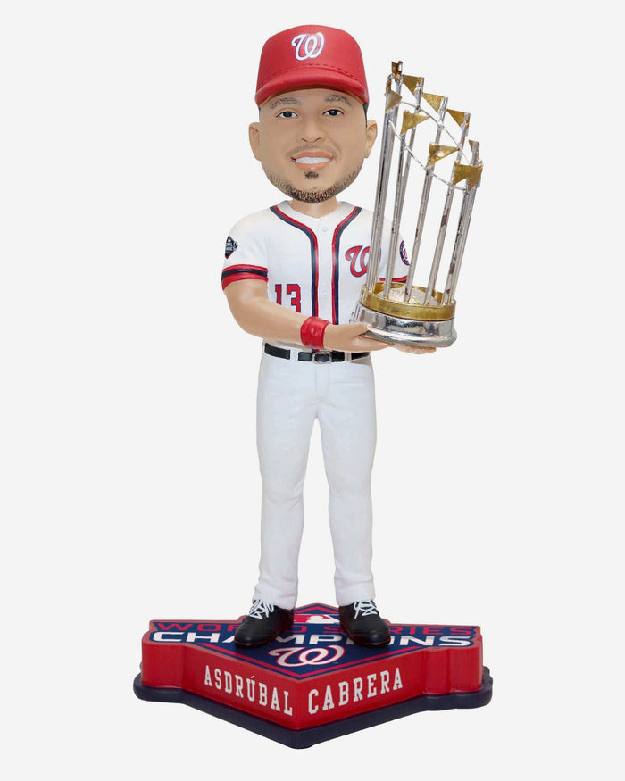 Asdrubal Cabrera Washington Nationals 2019 World Series Champions Bobblehead FOCO - FOCO.com