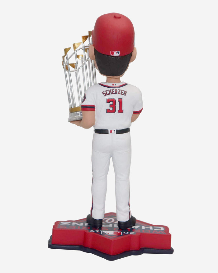 Max Scherzer Washington Nationals 2019 World Series Champions Bobblehead FOCO - FOCO.com