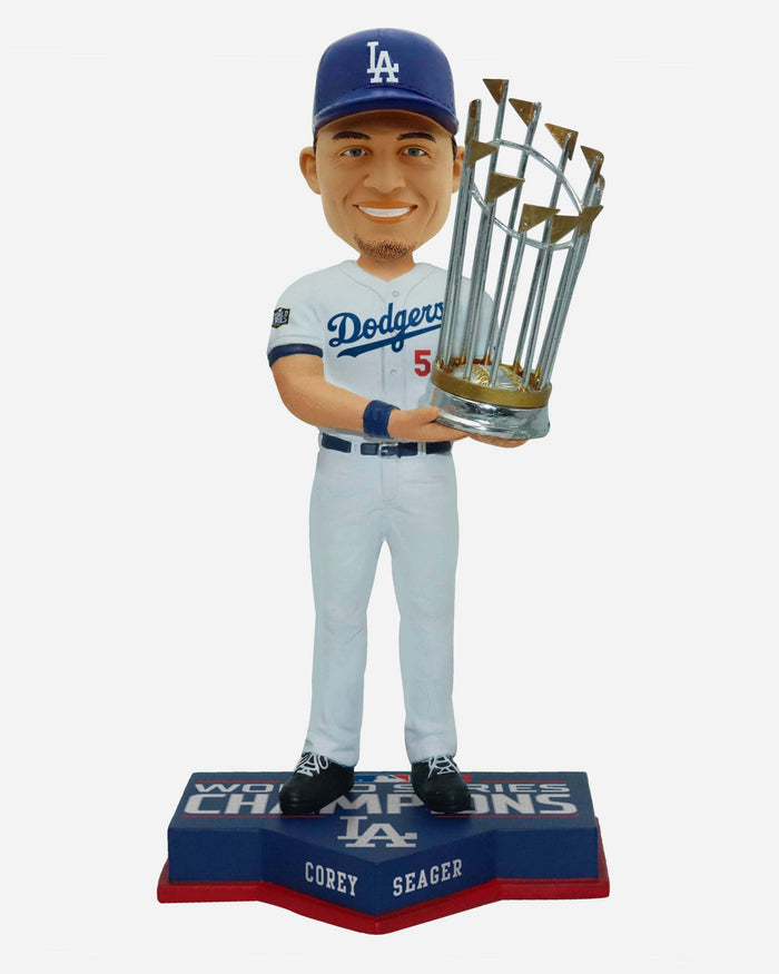 Corey Seager Los Angeles Dodgers 2020 World Series Champions Bobblehead FOCO - FOCO.com