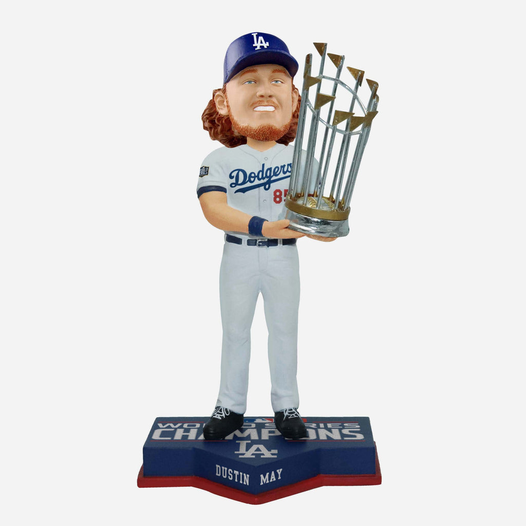Dustin May Los Angeles Dodgers 2020 World Series Champions Bobblehead FOCO - FOCO.com