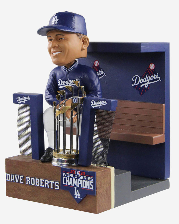 Dave Roberts Los Angeles Dodgers 2020 World Series Champions Dugout Bobblehead FOCO - FOCO.com