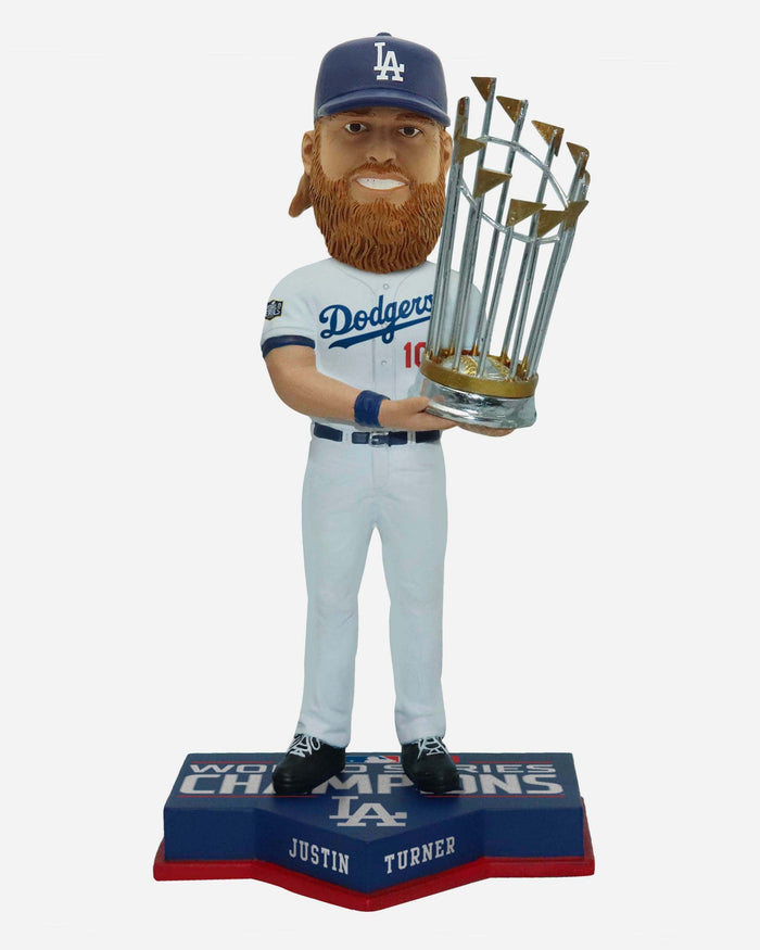 Justin Turner Los Angeles Dodgers 2020 World Series Champions Bobblehead FOCO - FOCO.com