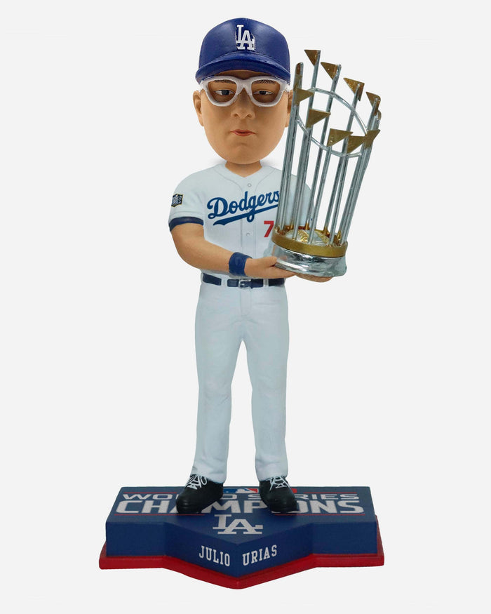 Julio Urias Los Angeles Dodgers 2020 World Series Champions Bobblehead FOCO - FOCO.com