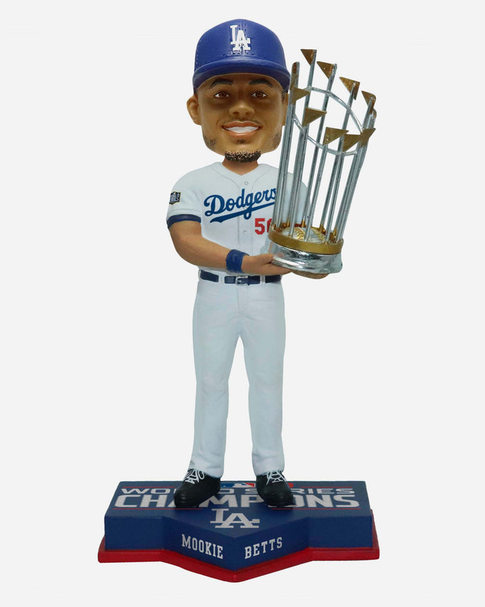 Mookie Betts Los Angeles Dodgers 2020 World Series Champions Bobblehead FOCO - FOCO.com