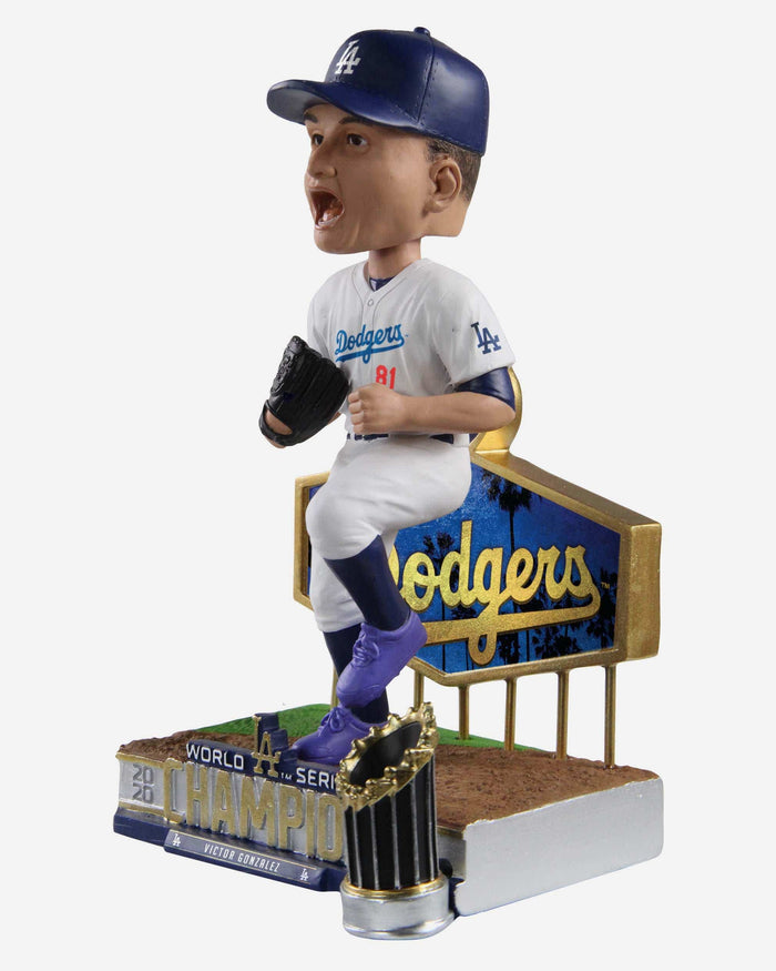 Victor Gonzalez Los Angeles Dodgers 2020 World Series Champions Bobblehead FOCO - FOCO.com