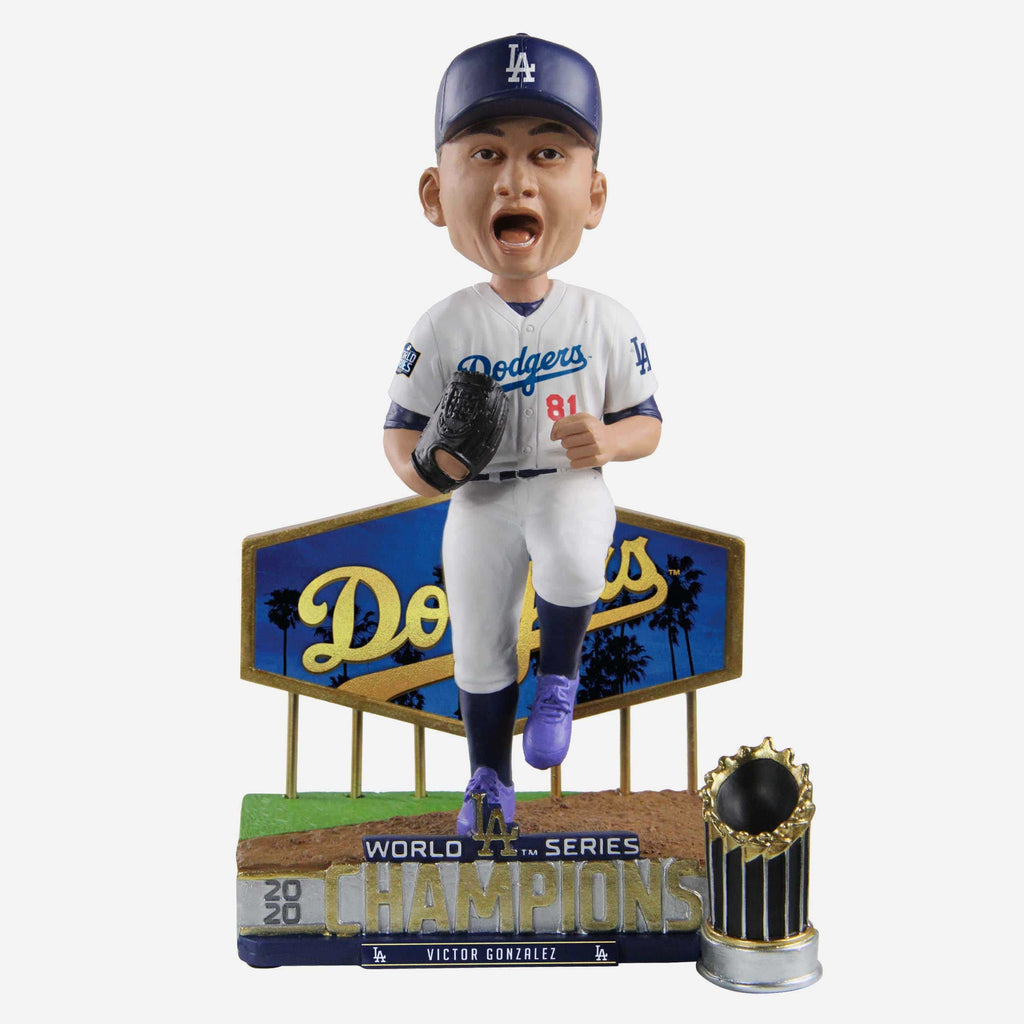 Victor Gonzalez Los Angeles Dodgers 2020 World Series Champions Bobblehead FOCO - FOCO.com