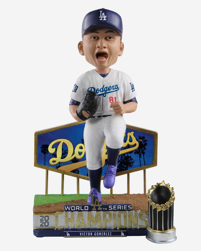 Victor Gonzalez Los Angeles Dodgers 2020 World Series Champions Bobblehead FOCO - FOCO.com