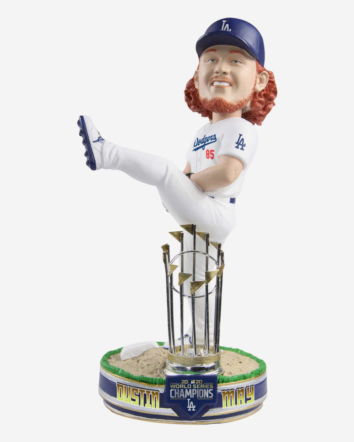 Dustin May Los Angeles Dodgers 2020 World Series Champions Moment Bobblehead FOCO - FOCO.com