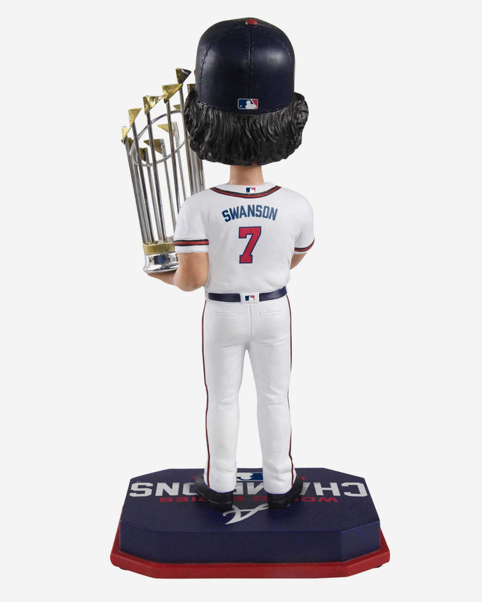 Dansby Swanson Atlanta Braves 2021 World Series Champions Bobblehead FOCO - FOCO.com