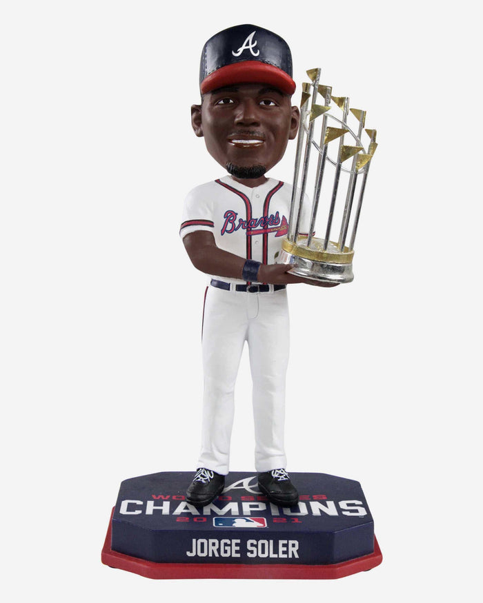 Jorge Soler Atlanta Braves 2021 World Series Champions Bobblehead FOCO - FOCO.com