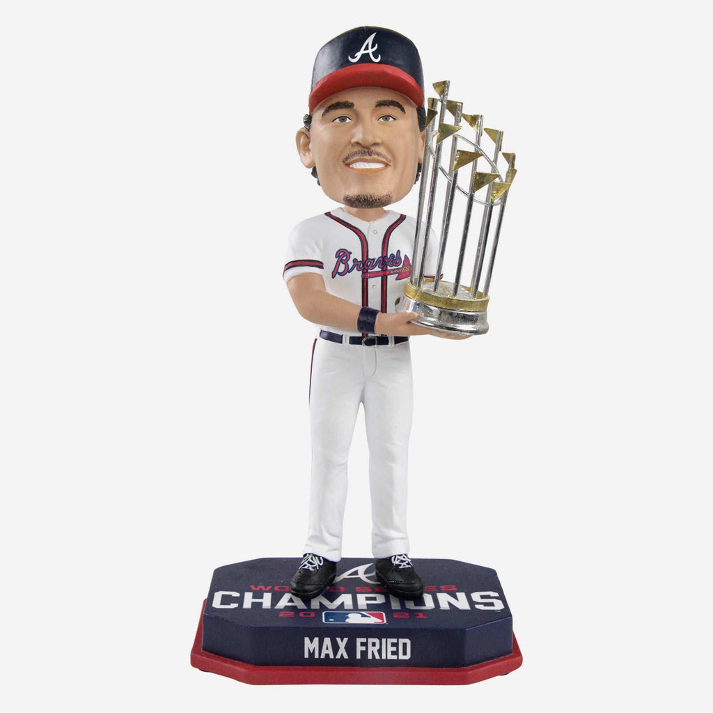 Max Fried Atlanta Braves 2021 World Series Champions Bobblehead FOCO - FOCO.com