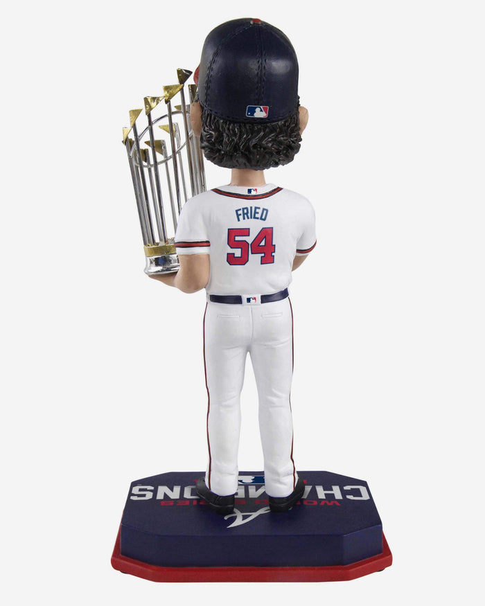 Max Fried Atlanta Braves 2021 World Series Champions Bobblehead FOCO - FOCO.com