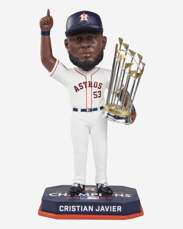 Cristian Javier Houston Astros 2022 World Series Champions Bobblehead FOCO - FOCO.com