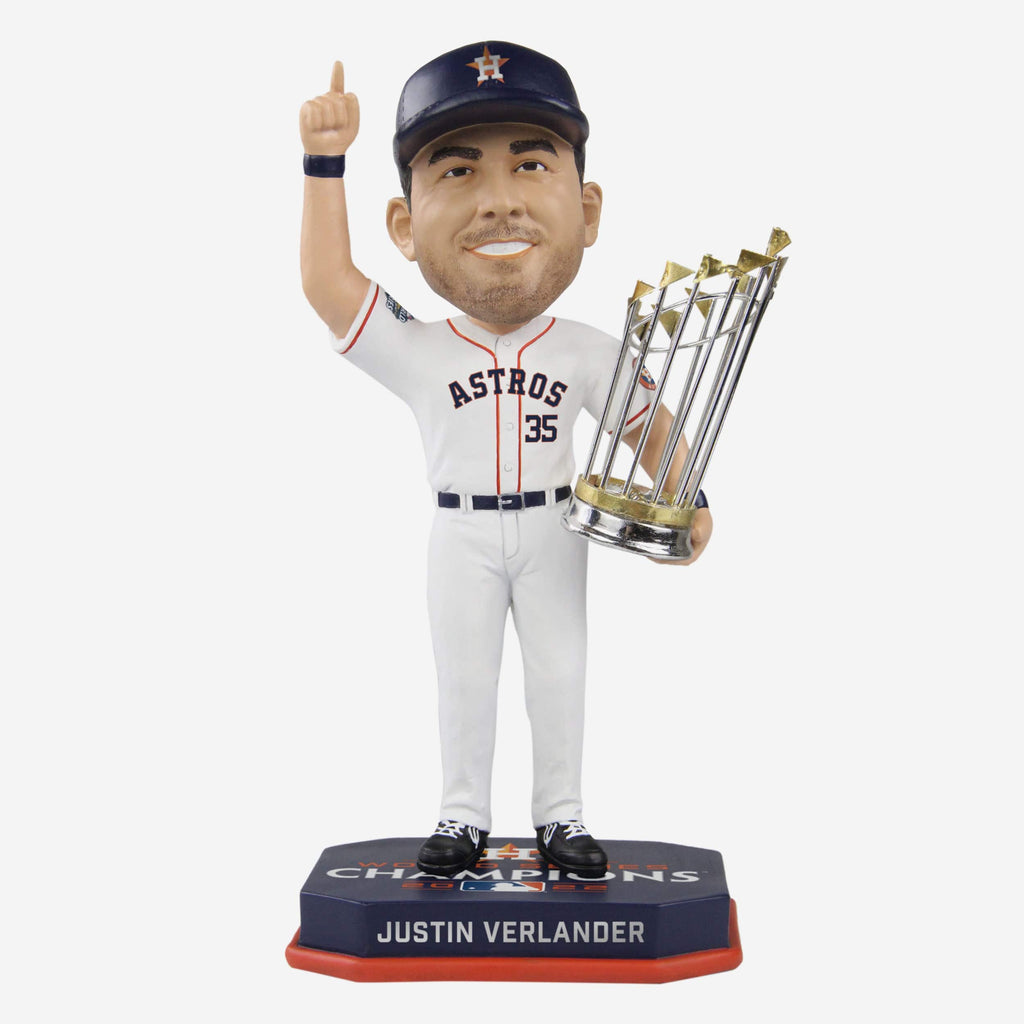 Justin Verlander Houston Astros 2022 World Series Champions Bobblehead FOCO - FOCO.com