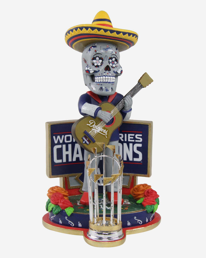 Senor Los Angeles Dodgers 2020 World Series Champions Day Of The Dead Bobblehead FOCO - FOCO.com