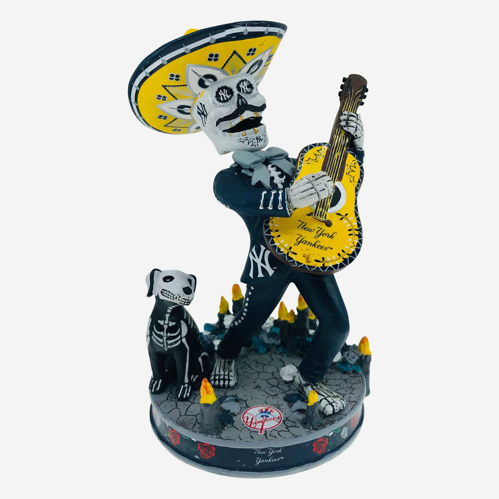 New York Yankees Day Of The Dead Candle Base Bobblehead FOCO - FOCO.com