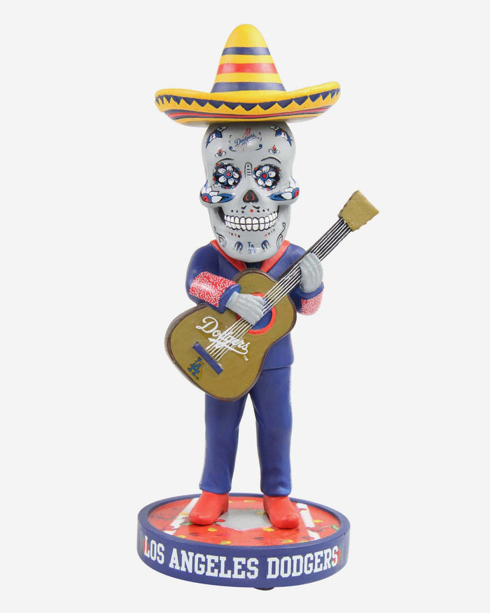 Los Angeles Dodgers Day Of The Dead Guitar Bobblehead FOCO - FOCO.com