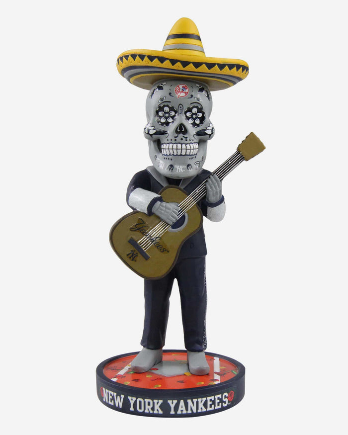 New York Yankees Day Of The Dead Guitar Bobblehead FOCO - FOCO.com
