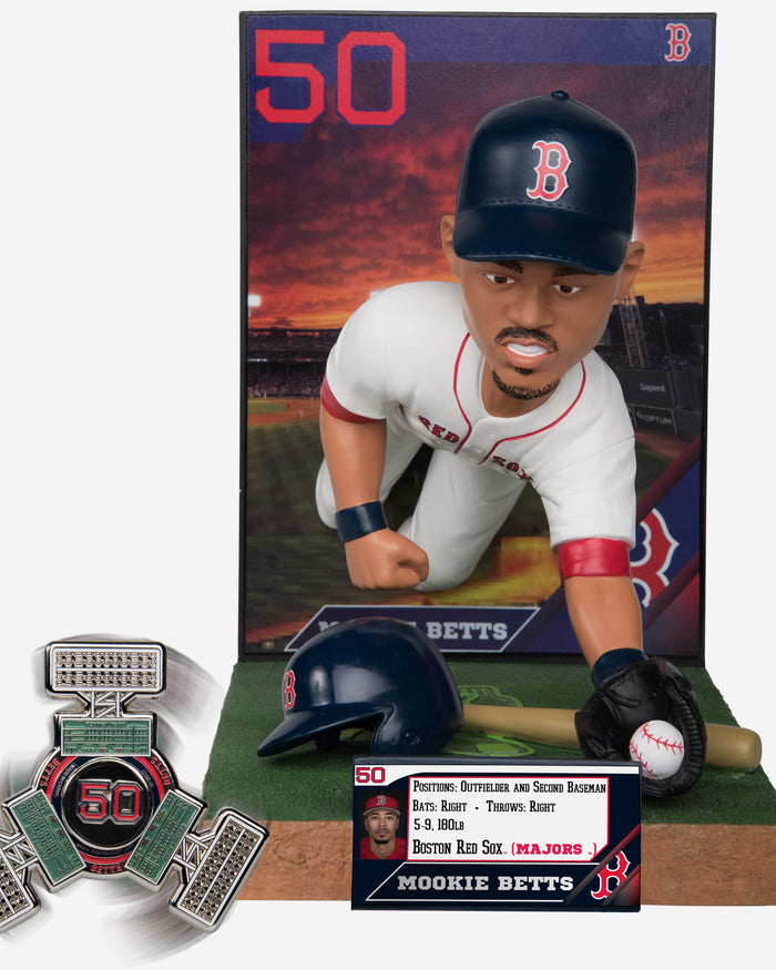 Mookie Betts Boston Red Sox Bobblehead & Diztracto Spinnerz FOCO - FOCO.com