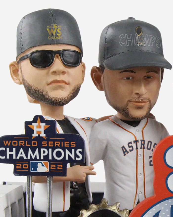 Houston Astros 2022 World Series Champions The Big Five Mini Bobblehead Scene FOCO - FOCO.com