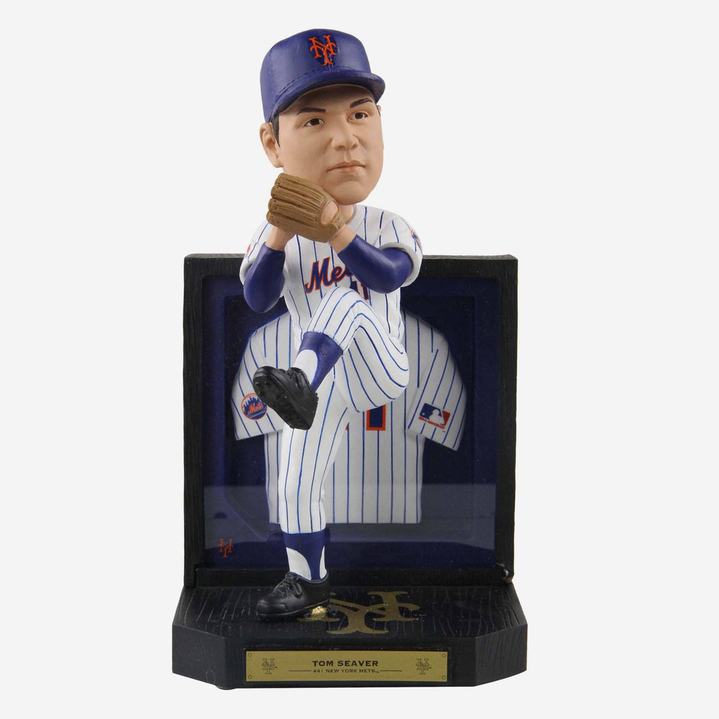 Tom Seaver New York Mets Framed Showcase Bobblehead FOCO - FOCO.com