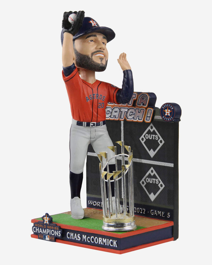 Chas McCormick Houston Astros 2022 World Series Champions Moment Bobblehead FOCO - FOCO.com