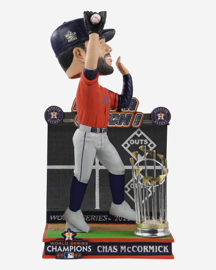 Chas McCormick Houston Astros 2022 World Series Champions Moment Bobblehead FOCO - FOCO.com