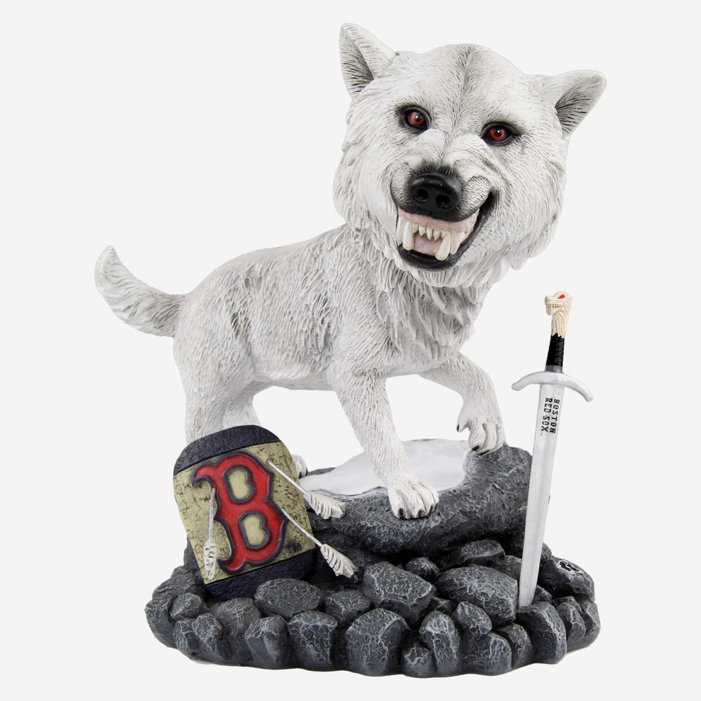 Game of Thrones™ Boston Red Sox Direwolf Bobblehead FOCO - FOCO.com