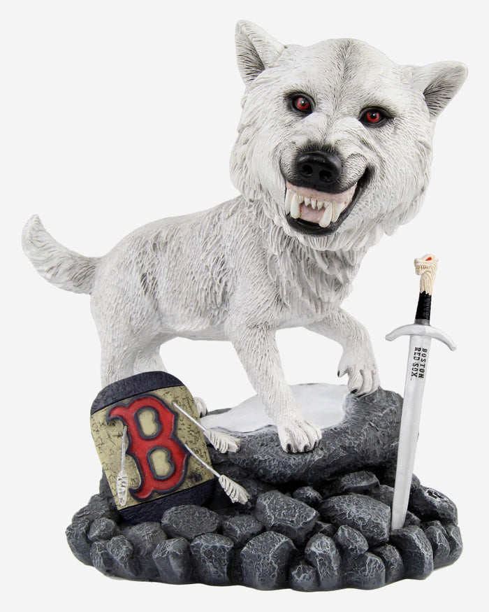 Game of Thrones™ Boston Red Sox Direwolf Bobblehead FOCO - FOCO.com