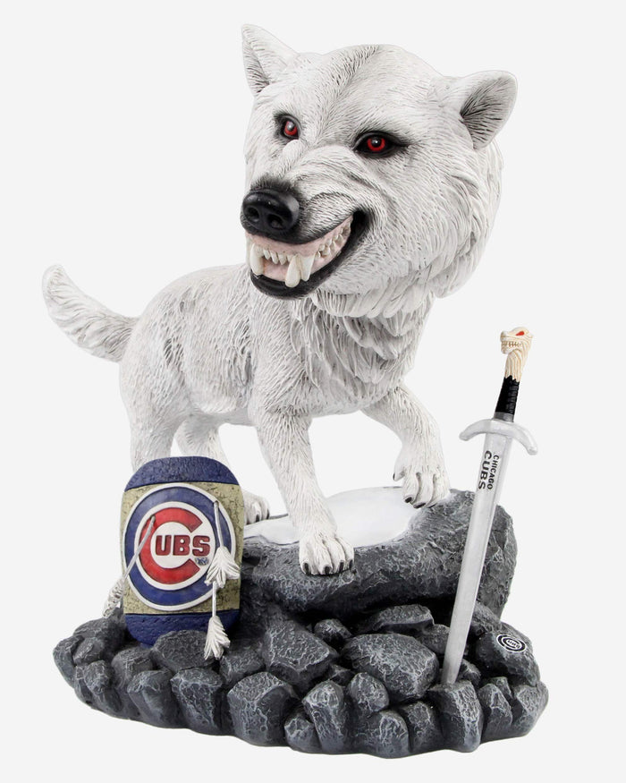 Game of Thrones™ Chicago Cubs Direwolf Bobblehead FOCO - FOCO.com